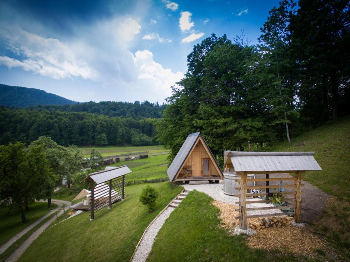 Villa Puzman Farm Glamping Radovljica Exterior foto