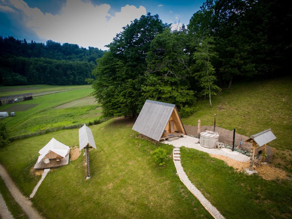 Villa Puzman Farm Glamping Radovljica Exterior foto