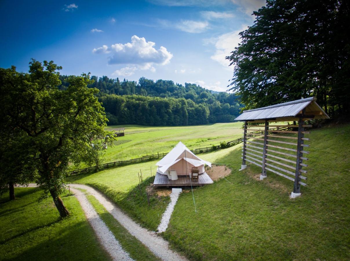 Villa Puzman Farm Glamping Radovljica Exterior foto