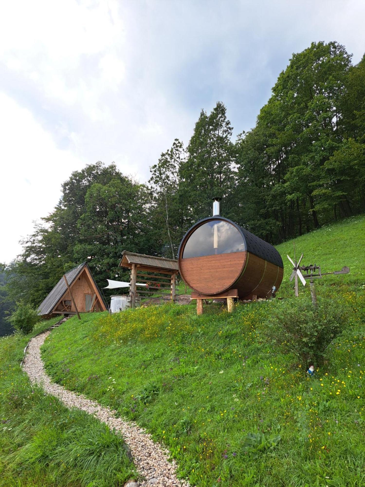 Villa Puzman Farm Glamping Radovljica Exterior foto