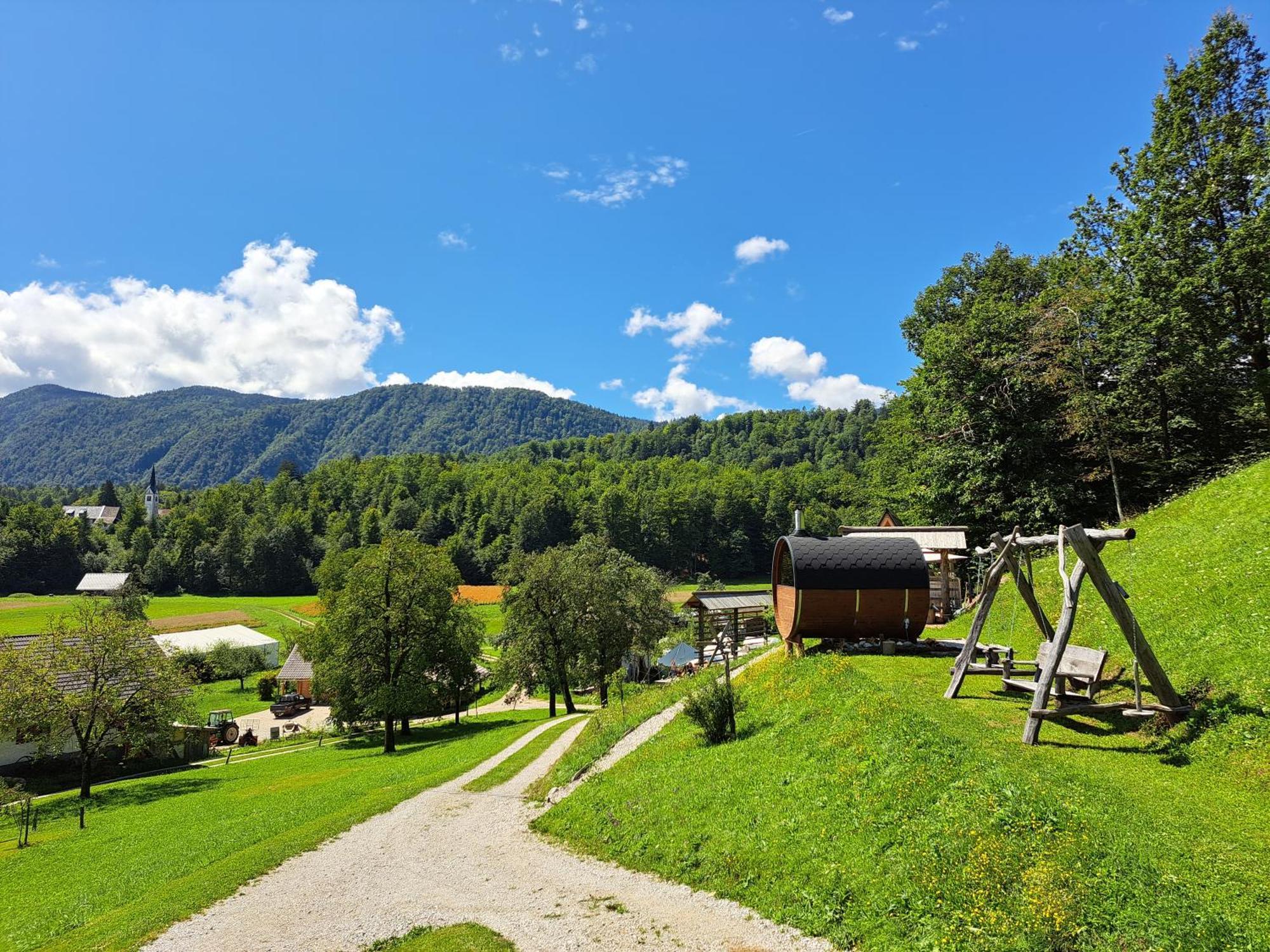 Villa Puzman Farm Glamping Radovljica Exterior foto