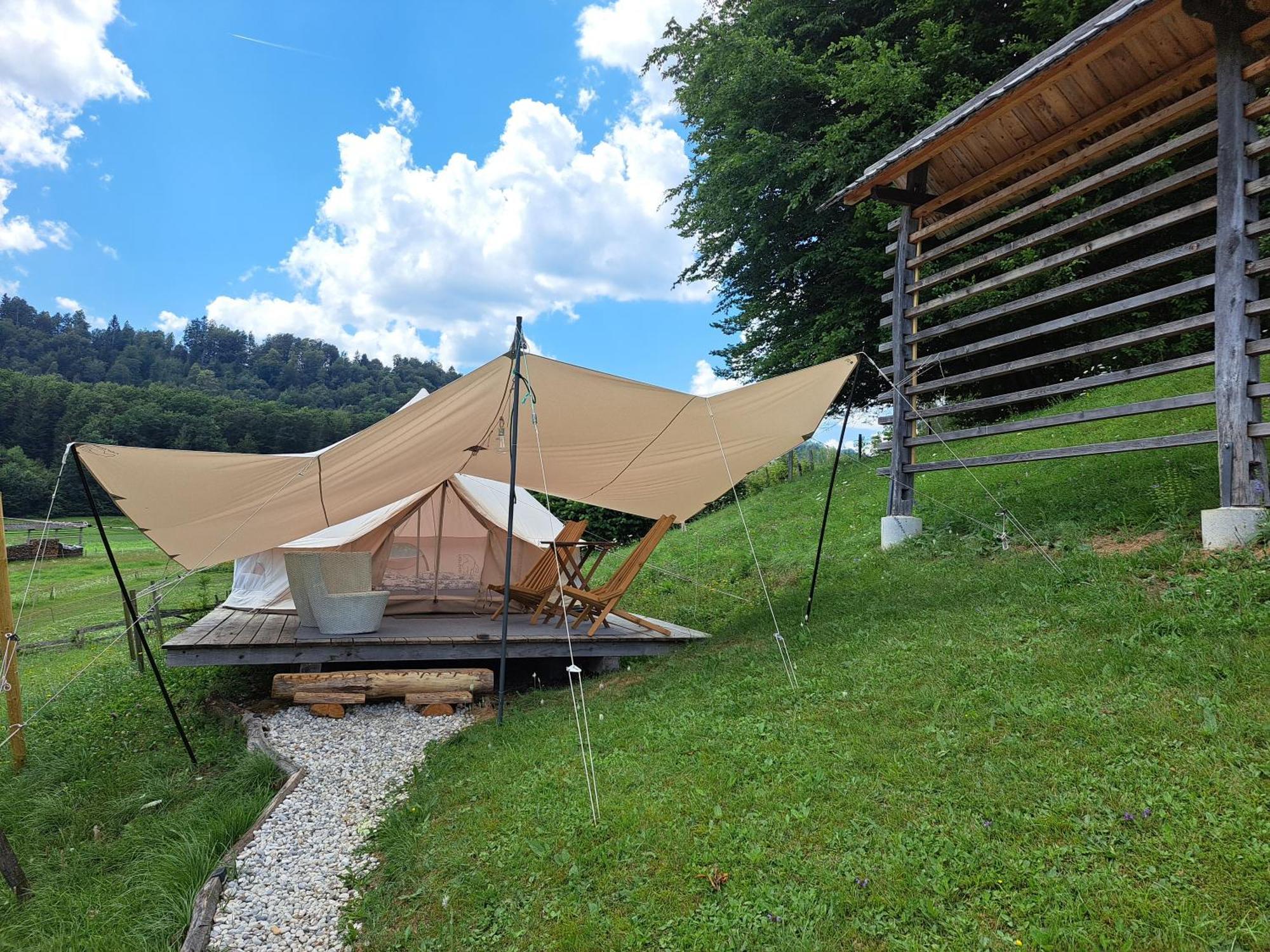Villa Puzman Farm Glamping Radovljica Exterior foto